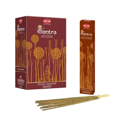 Hem wierookstokjes mantra masala 8 stuks | 36 stuks