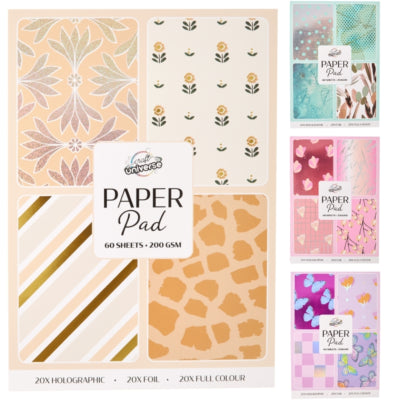 Knutselpapier a5 4 assorti | 12 stuks