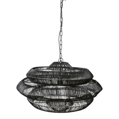 Ptmd hanglamp jeff zwart 69 cm | 2 stuks