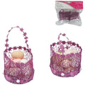 Mini cadeauverpakking mandjes paars 10 cm 2 stuks | 24 stuks