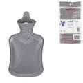 Relaxdays warmwater kruik grijs 1 l | 12 stuks