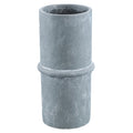 Ptmd bloempot werix xl grijs 29,5 cm | 4 stuks