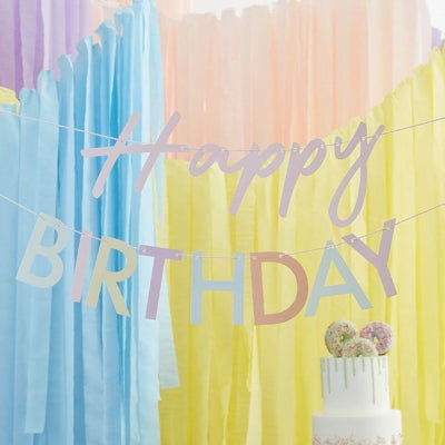 Ginger ray slinger happy birthday 3 meter | 20 stuks