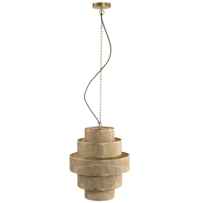 Ptmd hanglamp narinde goudkleurig 46 cm | 2 stuks