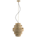 Ptmd hanglamp narinde goudkleurig 46 cm | 2 stuks