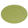 Hbx decoratie bord groen 33 cm | 12 stuks