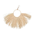 Daan kromhout wanddecoratie raffia boho naturel 60 cm | 10 stuks