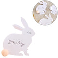 Ginger ray naamkaartjes bunny pompoms set van 6 | 20 stuks