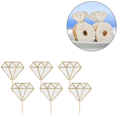 Ginger ray cocktailprikkers rings 6 stuks | 20 stuks