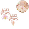 Ginger ray cupcake topper baby in bloom roségoudkleurig 12 stuks | 20 stuks