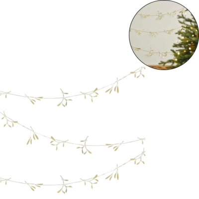 Ginger ray slinger mistletoe goudkleurig 5 meter | 20 stuks