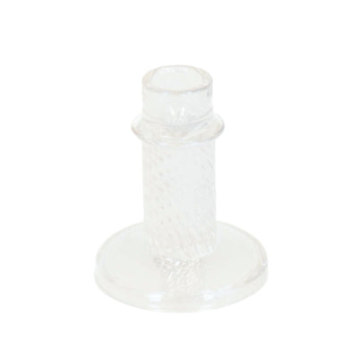 Housevitamin kandelaar twist iriserend glas 10 cm | 24 stuks