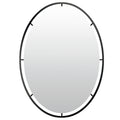 Len-fra wandspiegel salem zwart 80 cm | 2 stuks