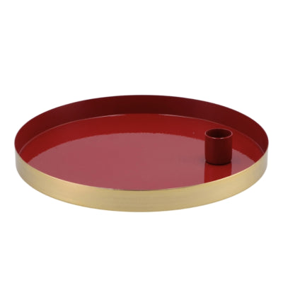 Daan kromhout kandelaar rond marrakech bordeaux 22 cm | 6 stuks