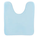 Wc mat lichtblauw microfiber 45 x 50 cm | 16 stuks
