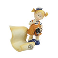 Figuur meisje met verrekijker en landkaart 10 cm | 24 stuks