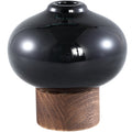Ptmd vaas fleure donkerblauw 14 cm | 6 stuks