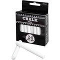 Amscan schoolbordkrijt wit 7,5 cm 24 stuks | 24 stuks