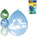 Folat ballonnen sea life blauw groen 30 cm 8 stuks | 48 stuks