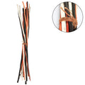 Bundel decoratie hout bruin terra beige 100 cm | 20 stuks