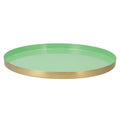 Daan kromhout dienblad marrakech mint goudkleurig 40 cm | 4 stuks