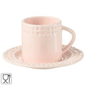 J-line kop en schotel roze 175 ml | 12 stuks