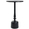 Ptmd bijzettafel resha zwart 62 cm | 2 stuks