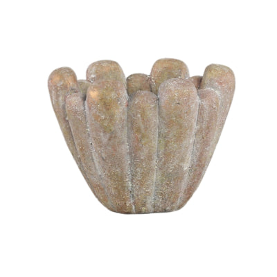 Ptmd bloempot minter s bruin 23,5 cm | 8 stuks