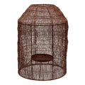 Ptmd windlicht maddin l koperkleurig 38 cm | 2 stuks