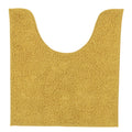 Wc mat mosterdgeel polyester 45 x 50 cm | 6 stuks
