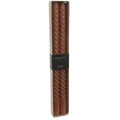Countryfield dinerkaarsen twirly bruin 2 x 30 cm set van 2 | 24 stuks