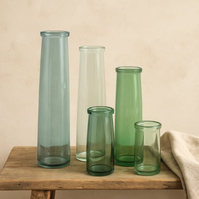 Countryfield vaas tube missy l groen 36 cm | 6 stuks