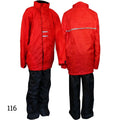 Ralka regenpak rood zwart maat 116 | 14 stuks