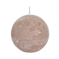 Spaas (r) bolkaars beige 8 cm | 12 stuks