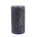 Gala stompkaars rustiek donkerblauw 8 x 15 cm | 6 stuks