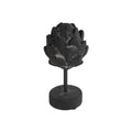 Countryfield beeld artisjok op voet davor zwart 18 cm | 12 stuks