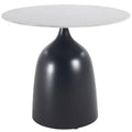 Ptmd bijzettafel anna antraciet 48 cm | 2 stuks