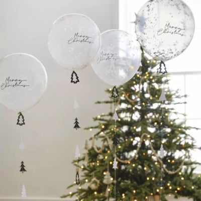 Ginger ray ballonnen set merry christmas 5 stuks | 20 stuks
