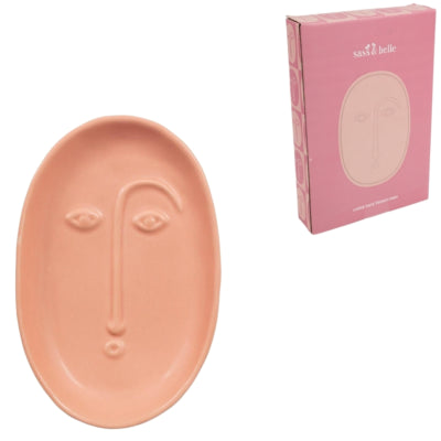 Sass belle schaal face roze 19,5 cm | 12 stuks