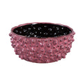 Ptmd bloempot marel dots paars l 24 cm | 2 stuks