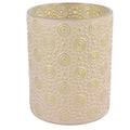 Countryfield theelichthouder hailey l roze 12.5 cm | 12 stuks