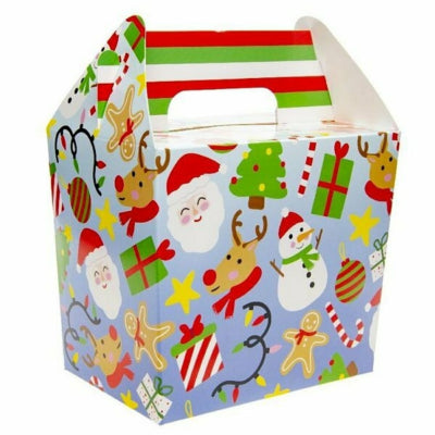 Traktatiedoos kerst karton 14 cm | 48 stuks