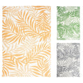 H s collection vloerkleed leafs katoen 60 x 90 cm 3 assorti | 12 stuks
