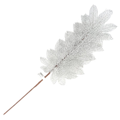 Kunsttak zilverkleurig 79 cm | 24 stuks