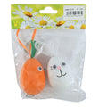 Hanger pasen ei en wortel 8 cm set van 2 | 24 stuks