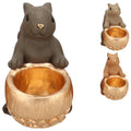 Daan kromhout schaal jingle eekhoorn zittend bruin 22 cm 3 assorti | 6 stuks