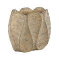 Ptmd bloempot waxy ovaal bruin 30 cm | 2 stuks