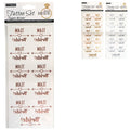 Tattoo set team bride 18 cm 3 assorti set van 11 | 24 stuks