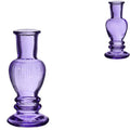 Vaas kaarsenhouder venice paars 11,5 cm 2 assorti | 24 stuks