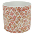 Bloempot orange keramiek 13,5 cm | 6 stuks